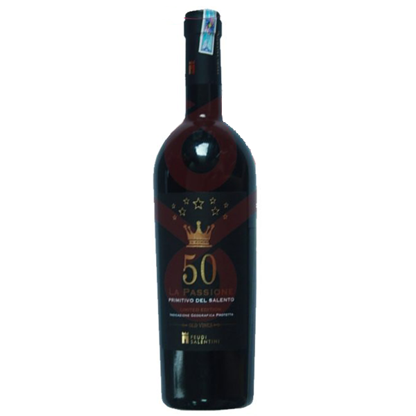 Rượu Vang Ý 50 La Passione Primitivo Del Salento 2014