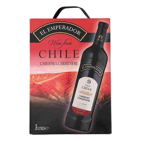 Vang Chile El Emperador Cabernet Carmenere (bịch 3L)
