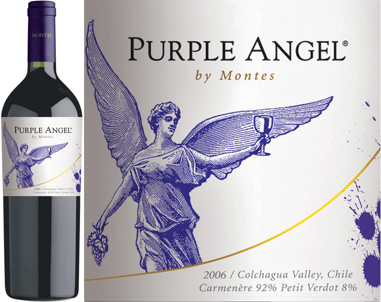 Purple Angel By Montes Carmenere Rotwein Chile