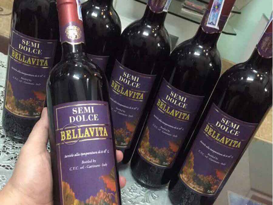 Vang Chile Bellavita Semi Dolce
