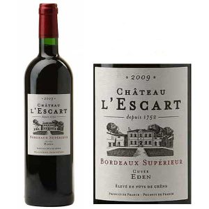 Rượu Vang Chateau LEscart Bordeaux Nhãn