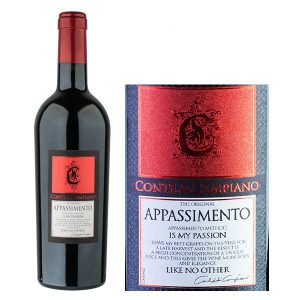 Rượu Vang Appassimento Negroamaro Passito Salento Nhãn