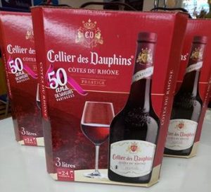 Rượu Vang Bịch Cotes Du Rhone Dauphins