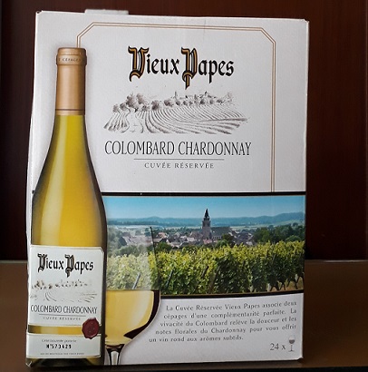 Vang Bịch Pháp Vieux Papas ( Colombard Chardonnay)