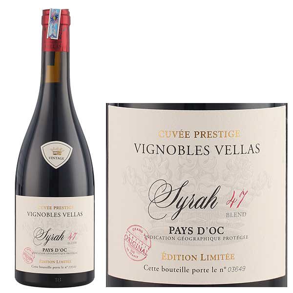 Vignobles Vellas Syrah 47 Cuvee Prestige 1
