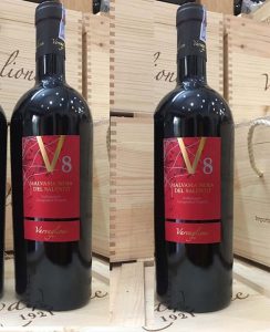 Vang ý V8 Malvasia Nera Del Salento Chai