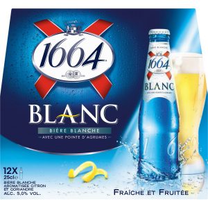 Kronenbourg Beer 1664 Blanc Chai 330ml Qc 2