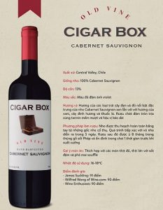 Vang Cigar Box Cabernet Sauvignon Câtlog