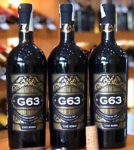 Rươu Vang ý G 63 Vino Rosso 3 Chai
