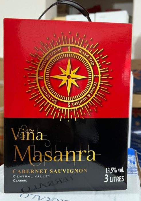 Rượu Vang Bịch 3L Vina Masanra